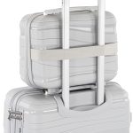 TraveLux Voyager kisméretű kézi bőrönd keményfedeles 26x31x14 cm mályvarózsaszín