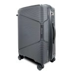 SunBox antracit L feladható 20-23kg bőrönd