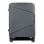 SunBox antracit L feladható 20-23kg bőrönd
