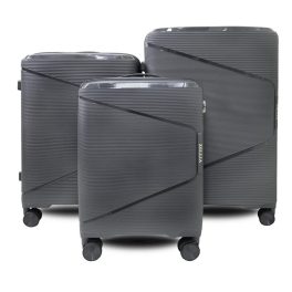 SunBox antracit bőrönd szett