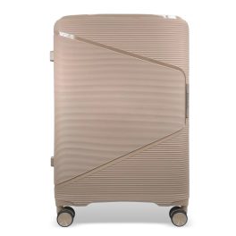 SunBox bézs L feladható 20-23kg bőrönd