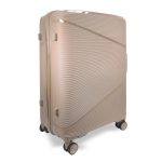 SunBox bézs L feladható 20-23kg bőrönd