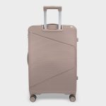 SunBox bézs L feladható 20-23kg bőrönd