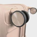 SunBox bézs L feladható 20-23kg bőrönd