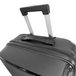 SunBox fekete L feladható 20-23kg bőrönd