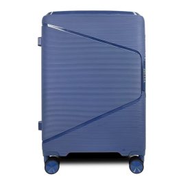 SunBox kék L feladható 20-23kg bőrönd