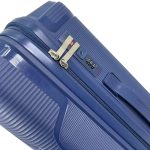 SunBox kék L feladható 20-23kg bőrönd