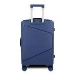 SunBox kék L feladható 20-23kg bőrönd