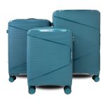 SunBox türkiz L feladható 20-23kg bőrönd