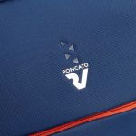 Roncato Crosslite kék S 2 kerekes bőrönd, kabinbőrönd