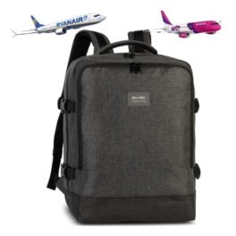 Bestway sötét szürke 40x30x20 Wizzair Ryanair kabintáska