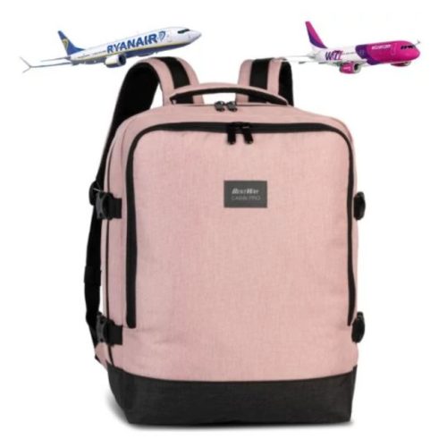 Bestway rózsaszín 40x30x20 Wizzair Ryanair kabintáska
