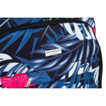 Zellia 40x25x20 rózsaszín virág mintás hátizsák