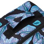 Token 40x25x20 lila levél mintás hátizsák