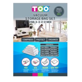 Vákuum tárolózsák szett vegyes méret