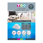 Vákuum tárolózsák szett 4x3 vegyes 