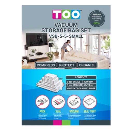 Vákuum tárolózsák szett kicsi