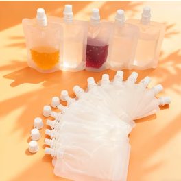  Újratölthető 3 db-os kozmetikai  tasak, palack 100ml 