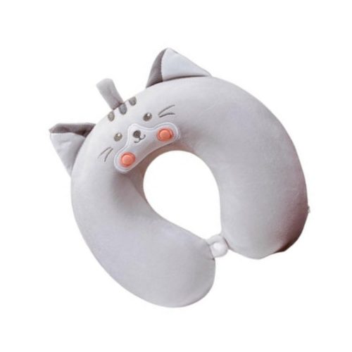 UtazóPajti cica memóriahabos gyerek nyakpárna