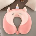 UtazóPajti unikornis memóriahabos gyerek nyakpárna