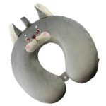 UtazóPajti wolf memóriahabos gyerek nyakpárna