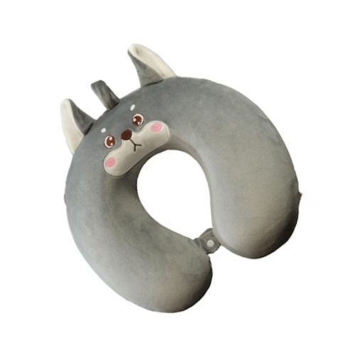 UtazóPajti wolf memóriahabos gyerek nyakpárna