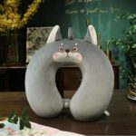 UtazóPajti wolf memóriahabos gyerek nyakpárna