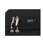 ViaGo fekete bőrönd szett