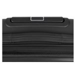 ViaGo fekete bőrönd szett