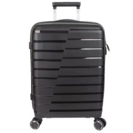 ViaGo fekete XS Ryanair 55x40x20 bőrönd, kabinbőrönd