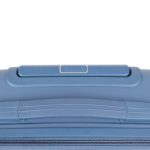 ViaGo kék L feladható 20-23kg bőrönd 2 ajándék vákuumzsákkal