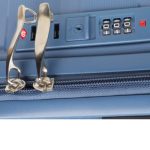 ViaGo kék bőrönd szett