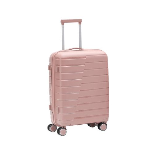 ViaGo M rose 20 kg-os törhetetlen feladott bőrönd