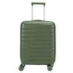 ViaGo zöld L feladható 20-23kg bőrönd