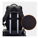 RhinoBag fekete Wizzair 40x30x20 Ryanair 40x30x20 laptoptartós kabintáska