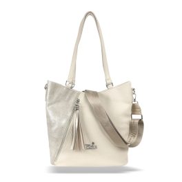 Zellia Női Válltáska 24167 Beige-Arany - Ch -