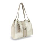 Zellia Női Válltáska 24077 Beige-Arany - Pearl -