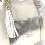 Zellia Női Válltáska 24092 Beige-Arany - Bari -