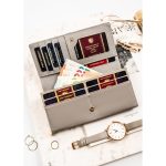 Peterson Női Bőr Pénztárca - Ptn Ph20-Lfl-6905 Black - Fekete