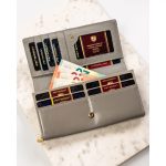 Peterson Női Bőr Pénztárca - Ptn Ph20-Lfl-6905 Black - Fekete