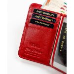 Peterson Női Bőr Pénztárca Ptn 425214-Dsl-6150 - Piros