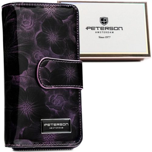 Peterson Női Bőr Pénztárca Ptn Ps116-Fds-1602 Purple - Lila
