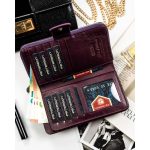 Peterson Női Bőr Pénztárca Ptn Ps116-Fds-1602 Purple - Lila