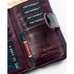 Peterson Női Bőr Pénztárca Ptn Ps116-Fds-1602 Purple - Lila