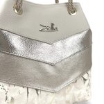 Zellia Női Válltáska 24056 Beige-Arany - Gold Leaf -