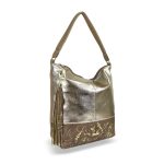 Zellia Női Válltáska Zlb213 Taupe-Arany - Leaf -