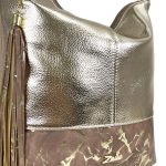 Zellia Női Válltáska Zlb213 Taupe-Arany - Leaf -