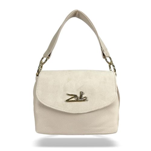 Zellia Női Oldaltáska 25101 Beige - Velúr -