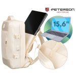 Peterson Hátizsák Ptn 24421-6170 Ecru  - 45 X 30 X 25 Cm