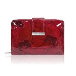 Jennifer Jones Női Bőr Pénztárca 5198-14 Piros -Pillangós